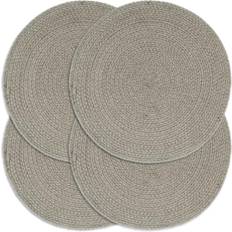vidaXL Plain Place Mat Grey