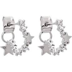 Capella mässing Lily and Rose Petite Capella Earrings - Silver/Transparent