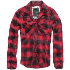 Hombre - Rojo Camisas Brandit Check Shirt - Red/Black