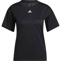 Black - Yoga T-shirts adidas Training 3-Stripes Aeroready T-shirt Women - Black