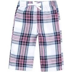 Baby Tartan Trousers - White Pink Check
