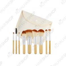 Tools for Beauty ILU Makeup Børstesæt 10 stk Bamboo