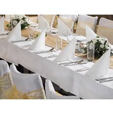 Festartikler PartyDeco Table Cloths White