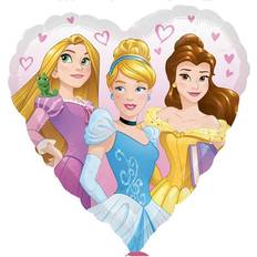 Prinsessa Ilmapallot Amscan 3426701 Heart Shape Foil Balloon with Disney Princess Design-1 Pc