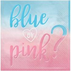 Amscan Servietter Blue Or Pink