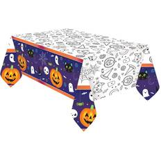 Halloween Table Cloths Amscan 9907446 Halloween Friends Party Paper Table Cover 1.2m x 1.8m