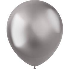 Hopea Lateksipallot Folat Balloons Intense Silver 33cm 10 pieces