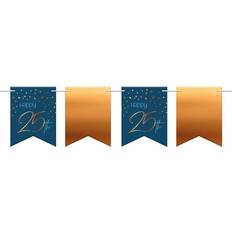 Folat Flaggirlang Happy 25 True Blue 36-pack