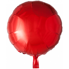 Rojo Globos con Texto y Tema Procos Folie ballong runda 46 cm RÖD