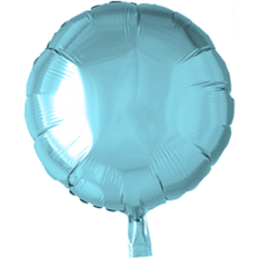 Procos Rund Folieballon Lysblå
