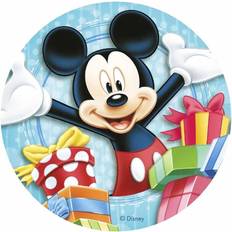 Sukkerprint Dekora Mickey Mouse rundt kageprint sukkerprint