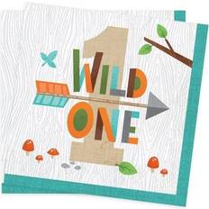 Lautasliinat Metsäneläimet Wild One 16kpl