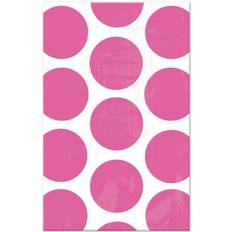 Amscan papirsposer prikker 10 stk 11,3 x 17,7 cm sølv White, Pink