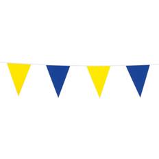 Sassier Flaggirlander Blå Gul 10 Meter