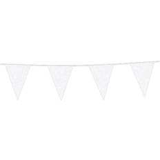 Globos Flaggirlang Glitter Krämvit