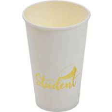 Student tallrikar guld Hisab Joker Paper Cups Student 8-pack