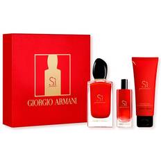 Giorgio Armani Women Gift Boxes Giorgio Armani Sì Passione Gift Set EdP 100ml + EdP 15ml + Body Lotion 75ml