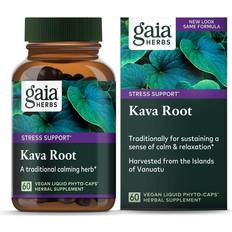 Kava kava Gaia Herbs Single Kava Kava Root 60 Vegetarian Liquid Phyto-Caps