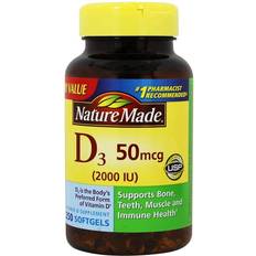 Vitamins & Supplements Nature Made D3 2000 IU 250 Softgels