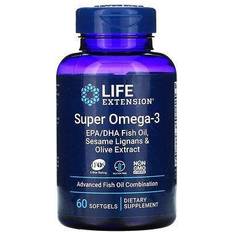 Vitamines et Compléments Life Extension Super Oméga-3 EPA/DHA 60 Capsules Molles