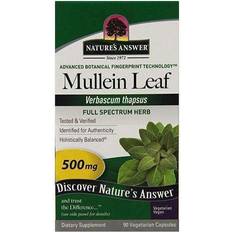 Mullein Nature's Answer Mullein Leaf, 500Mg 90 Sgel