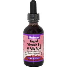 Liquid b12 Bluebonnet Nutrition Liquid Vitamin B12 & Folic Acid Natural Raspberry 2 fl oz