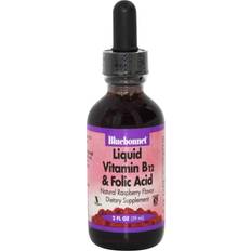 Liquid Vitamin B12 & Folic Acid Natural Raspberry 2 fl oz