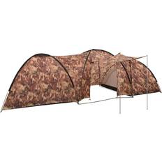 8 personers telt vidaXL campingtelt 8-personers 650x240x190 cm iglofacon camouflage