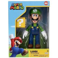 Super mario luigi JAKKS Pacific Super Mario Luigi Block Question 10cm figurine Boxset Exclusive accessoires (406052)