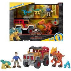 Conjuntos de juego Mattel Imaginext Jurassic World Set dinosaurios fugitivos