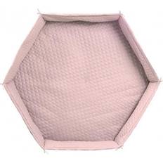 Roba Acolchado para parque infantil bebé hexagonal Style rosa