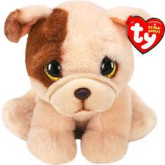 Bulldog gosedjur TY BEANIE BABIES Houghie bulldog 15cm 40175
