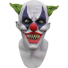 Clown Head Masks Ghoulish Productions Creepy Giggles Adult Mask Halloween Costume Accessory