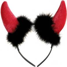 Djävulshorn med Fluff Diadem