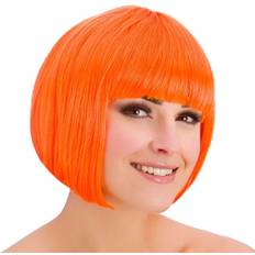 Orange Maskerad Korta peruker Wicked Costumes Neon Orange Diva Peruk