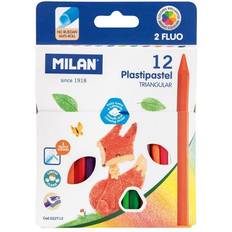 12 col Pastipastel triangular crayons