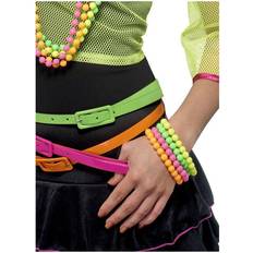 Smiffys Neon Beaded Bracelets