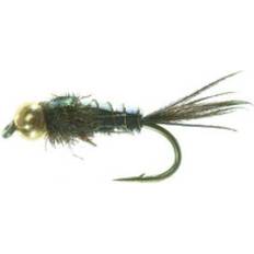 Bead head Unique Flies Nymph FL31023 Bead Head Flashback PT Olive TMC 3761 #12