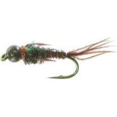 Bead head Unique Flies Nymph FL31022 Bead Head Flashback PT Brown TMC 3761 #12