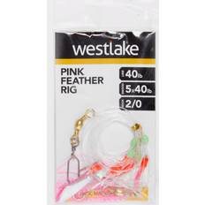 Fishing Equipment Westlake 5 Hook Pink Flash Feather Rig