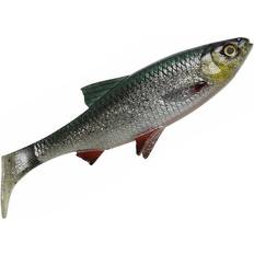 Fiskegrej Savage Gear 4D River Roach Shad 18cm-Green Silver UV