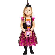 heksekostume piger pink str. 2-3 år