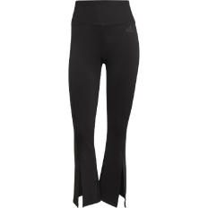 adidas Hyperglam Flared Rib Tracksuit Bottom - Black