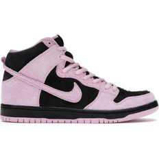 Men - Nike Dunk - Pink Shoes NIKE SB Dunk High Pro Premium Invert Celtics M - Black/Pink Rise/Lucky Green