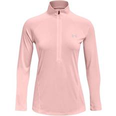 Rosa - Treningsklær Gensere Under Armour Tech Twist ½ Zip Top Women - Pink