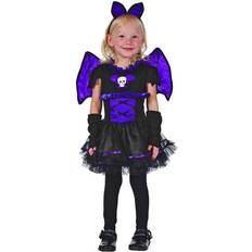 Kostumer RIO Mini skeletflagermus med vinger kostume str 104