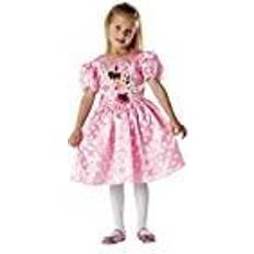 Disney Puzzleparty Costume Carnevale Minnie Rosa Taglia L 7-8