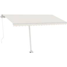 vidaXL Tenda Retrattile Manuale Con Palo 400x300 cm - Multicolore