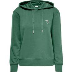 Only Sweat À capuche Imprimé - Vert
