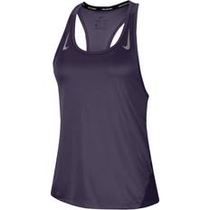 Nike Miler Running Singlet Women - Dark Raisin/Reflective Silver